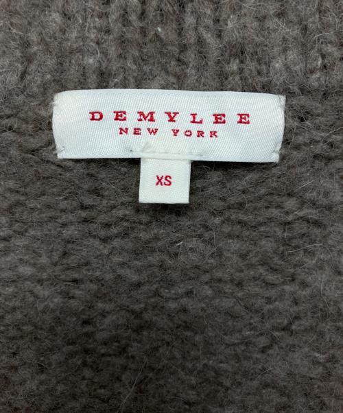 DEMYLEE（デミリー）DEMYLEE (デミリー) 4010200012　ショートニットコート グレー サイズ:XSの古着・服飾アイテム
