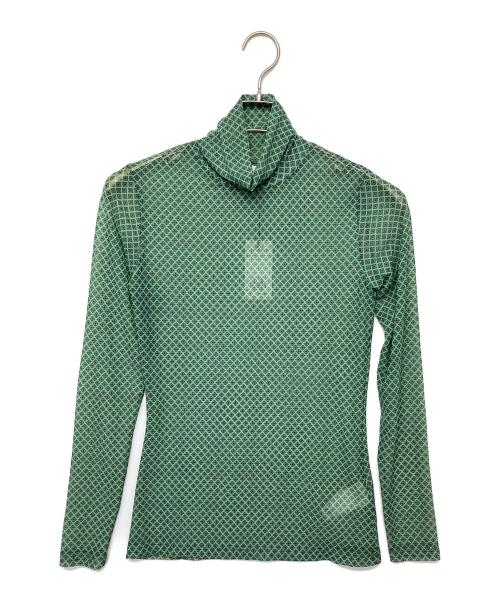 DRIES VAN NOTEN（ドリスヴァンノッテン）DRIES VAN NOTEN (ドリスヴァンノッテン) 855.011121-2622　長袖ブラウス グリーン サイズ:S 未使用品の古着・服飾アイテム