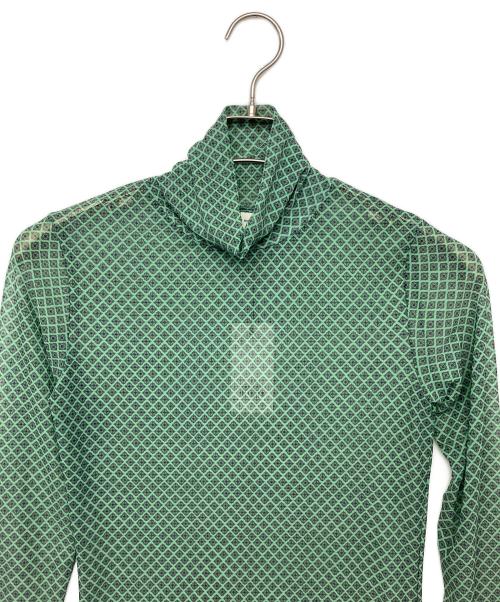 DRIES VAN NOTEN（ドリスヴァンノッテン）DRIES VAN NOTEN (ドリスヴァンノッテン) 855.011121-2622　長袖ブラウス グリーン サイズ:S 未使用品の古着・服飾アイテム