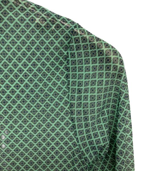 DRIES VAN NOTEN（ドリスヴァンノッテン）DRIES VAN NOTEN (ドリスヴァンノッテン) 855.011121-2622　長袖ブラウス グリーン サイズ:S 未使用品の古着・服飾アイテム