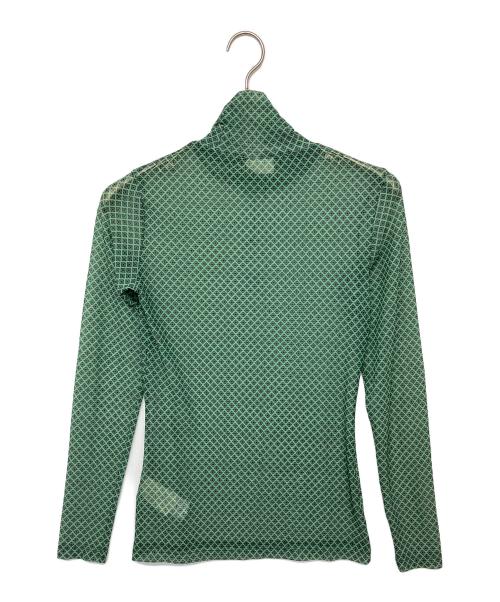 DRIES VAN NOTEN（ドリスヴァンノッテン）DRIES VAN NOTEN (ドリスヴァンノッテン) 855.011121-2622　長袖ブラウス グリーン サイズ:S 未使用品の古着・服飾アイテム