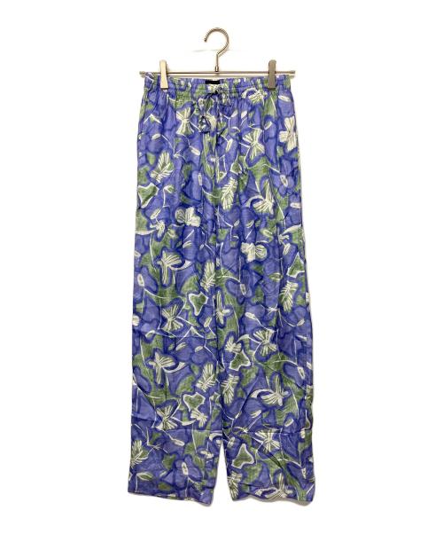 BANANATIME（バナナタイム）BANANATIME (バナナタイム) a0362fp　パンツ ブルー×グリーン サイズ:XXS 未使用品の古着・服飾アイテム