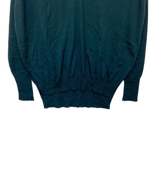 JOHN SMEDLEY（ジョンスメドレー）JOHN SMEDLEY (ジョンスメドレー) 243102 イングランド製　Vネックニット グリーン サイズ:SMサイズ 未使用品の古着・服飾アイテム