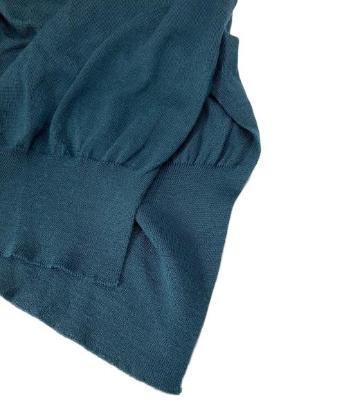 JOHN SMEDLEY（ジョンスメドレー）JOHN SMEDLEY (ジョンスメドレー) 243102 イングランド製　Vネックニット グリーン サイズ:SMサイズ 未使用品の古着・服飾アイテム