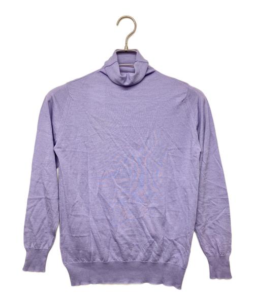 JOHN SMEDLEY（ジョンスメドレー）JOHN SMEDLEY (ジョンスメドレー) タートルネックニット パープル サイズ:不明 未使用品の古着・服飾アイテム