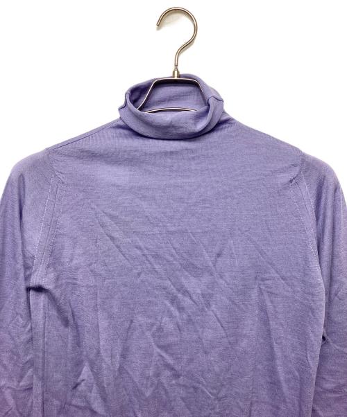 JOHN SMEDLEY（ジョンスメドレー）JOHN SMEDLEY (ジョンスメドレー) タートルネックニット パープル サイズ:不明 未使用品の古着・服飾アイテム