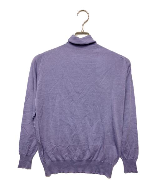 JOHN SMEDLEY（ジョンスメドレー）JOHN SMEDLEY (ジョンスメドレー) タートルネックニット パープル サイズ:不明 未使用品の古着・服飾アイテム