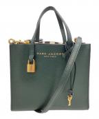 MARC JACOBSマークジェイコブス）の古着「THE GRIND MINI TOTE BAG　2WAYショルダーバッグ」｜グリーン
