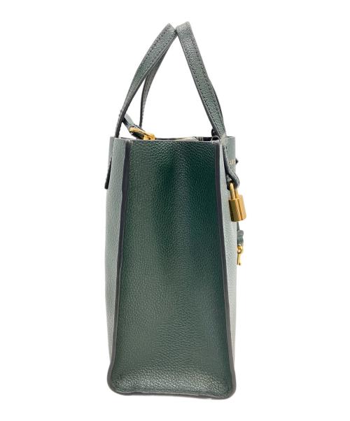 MARC JACOBS（マークジェイコブス）MARC JACOBS (マークジェイコブス) THE GRIND MINI TOTE BAG　2WAYショルダーバッグ グリーンの古着・服飾アイテム