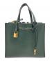 中古・古着 MARC JACOBS (マークジェイコブス) THE GRIND MINI TOTE BAG　2WAYショルダーバッグ グリーン：10000円