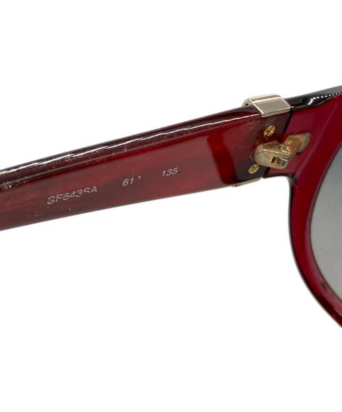 Salvatore Ferragamo（サルヴァトーレ フェラガモ）Salvatore Ferragamo (サルヴァトーレ フェラガモ) SF643SA　サングラス レッドの古着・服飾アイテム