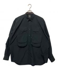 DAIWA PIER39（ダイワ ピア39）の古着「Tech New Anglers Shirts L/S　長袖シャツ」｜ブラック