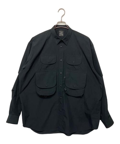 DAIWA PIER39（ダイワ ピア39）DAIWA PIER39 (ダイワ ピア39) Tech New Anglers Shirts L/S　長袖シャツ ブラック サイズ:Lの古着・服飾アイテム