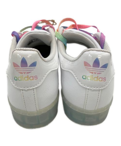 adidas（アディダス）adidas (アディダス) SUPERSTAR WHITE RAINBOW　スニーカー ホワイト サイズ:23cmの古着・服飾アイテム