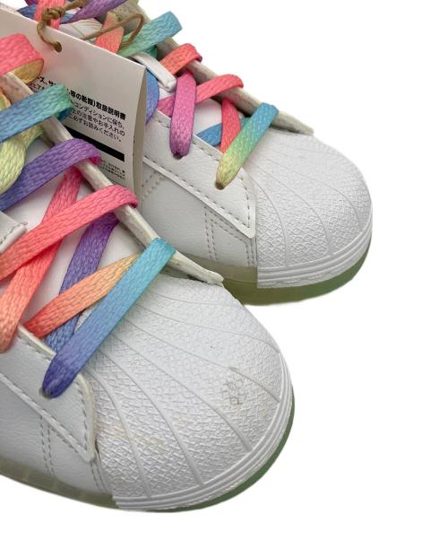 adidas（アディダス）adidas (アディダス) SUPERSTAR WHITE RAINBOW　スニーカー ホワイト サイズ:23cmの古着・服飾アイテム