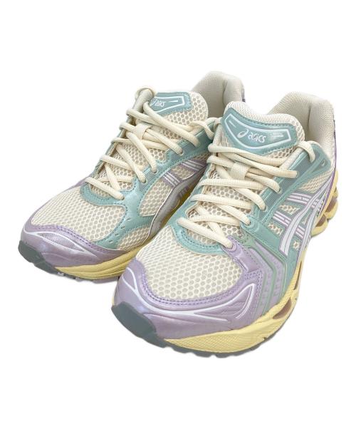 asics（アシックス）asics (アシックス) 1203A537　スニーカー ホワイト×パープル サイズ:26cmの古着・服飾アイテム
