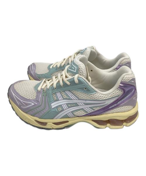 asics（アシックス）asics (アシックス) 1203A537　スニーカー ホワイト×パープル サイズ:26cmの古着・服飾アイテム