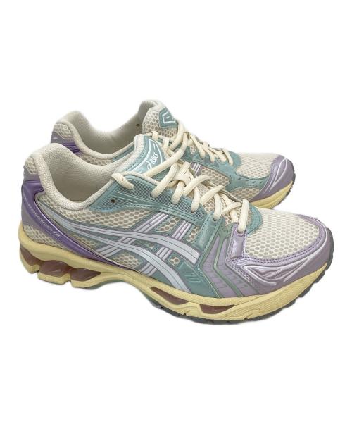asics（アシックス）asics (アシックス) 1203A537　スニーカー ホワイト×パープル サイズ:26cmの古着・服飾アイテム