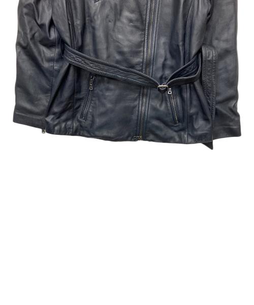 COACH（コーチ）COACH (コーチ) レザージャケット ブラック サイズ:XLの古着・服飾アイテム