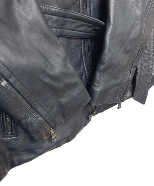 COACH（コーチ）COACH (コーチ) レザージャケット ブラック サイズ:XLの古着・服飾アイテム