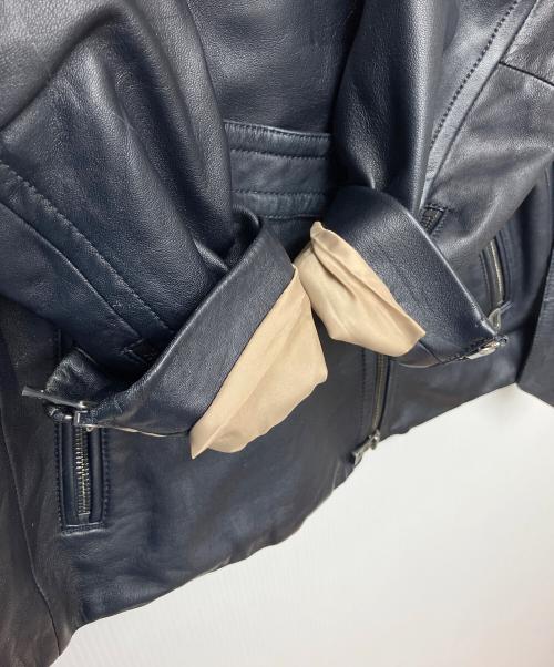 COACH（コーチ）COACH (コーチ) レザージャケット ブラック サイズ:XLの古着・服飾アイテム