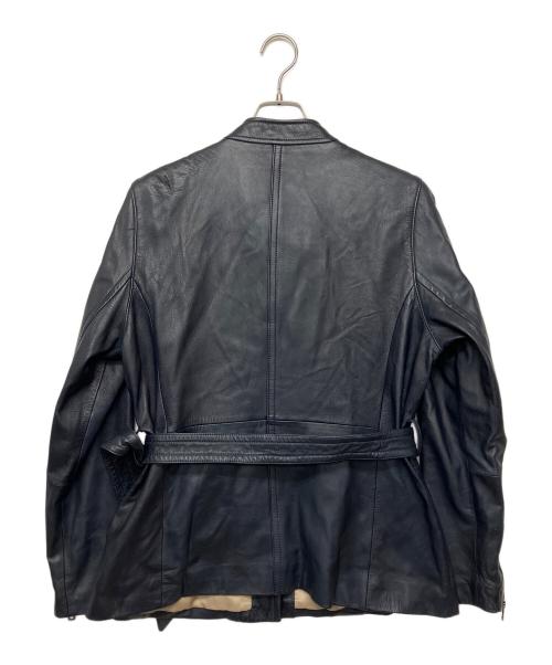 COACH（コーチ）COACH (コーチ) レザージャケット ブラック サイズ:XLの古着・服飾アイテム