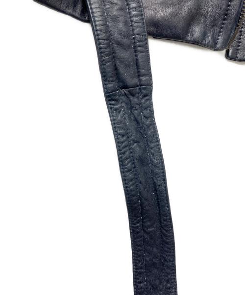 COACH（コーチ）COACH (コーチ) レザージャケット ブラック サイズ:XLの古着・服飾アイテム