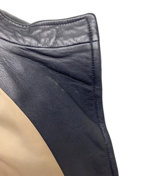 COACH（コーチ）COACH (コーチ) レザージャケット ブラック サイズ:XLの古着・服飾アイテム