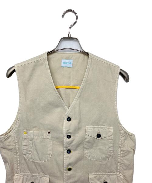 bernate（ベルナーテ）bernate (ベルナーテ) M210155　コットンベスト ベージュ サイズ:Lの古着・服飾アイテム