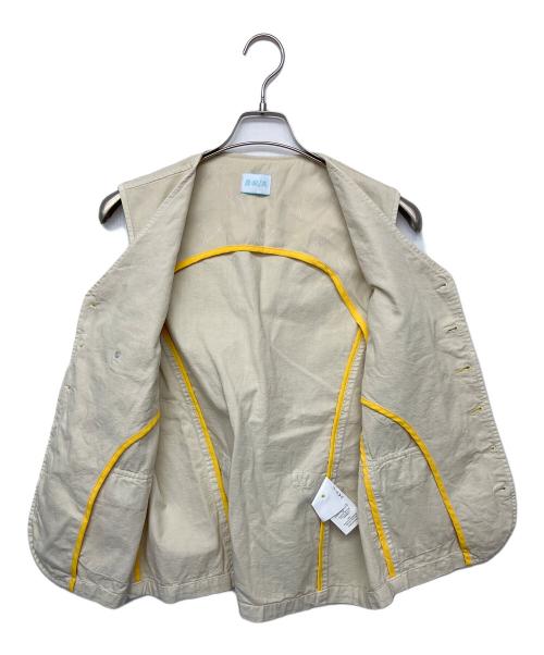 bernate（ベルナーテ）bernate (ベルナーテ) M210155　コットンベスト ベージュ サイズ:Lの古着・服飾アイテム