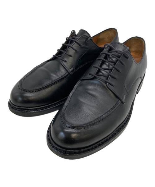 Jalan Sriwijaya（ジャランスリウァヤ）Jalan Sriwijaya (ジャランスリウァヤ) 99030 Ruffle / BLACK CALF ブラック サイズ:９の古着・服飾アイテム