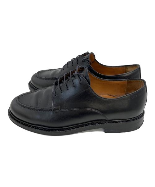 Jalan Sriwijaya（ジャランスリウァヤ）Jalan Sriwijaya (ジャランスリウァヤ) 99030 Ruffle / BLACK CALF ブラック サイズ:９の古着・服飾アイテム