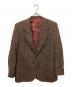 Yves Saint Laurent（イヴサンローラン）の古着「Harris Tweed テーラードジャケット」｜ブラウン