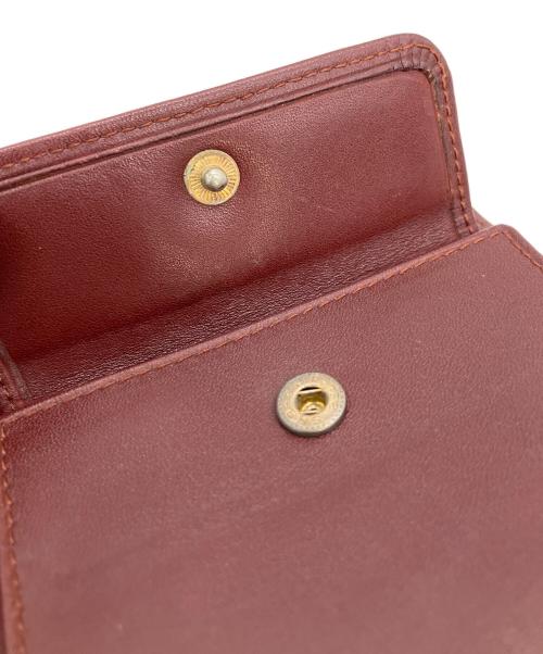 Cartier（カルティエ）Cartier (カルティエ) マストライン 2つ折り財布 レッドの古着・服飾アイテム