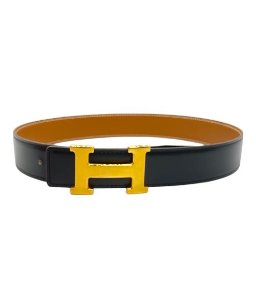 HERMES（エルメス）HERMES (エルメス) レザーベルト ブラックの古着・服飾アイテム