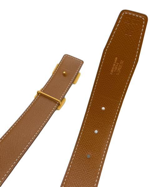 HERMES（エルメス）HERMES (エルメス) レザーベルト ブラックの古着・服飾アイテム