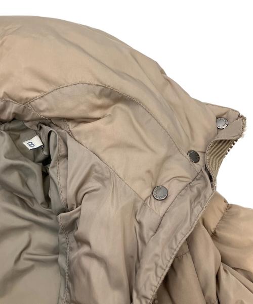 MONCLER（モンクレール）MONCLER (モンクレール) A20934993105　フラメッテ　ダウンコート ベージュ サイズ: 00の古着・服飾アイテム
