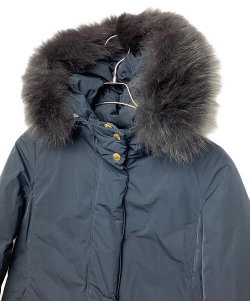 IENA（イエナ）IENA (イエナ) WOOLRICH (ウールリッチ) MAPLE　別注フォックスファーダウンコート ブラック サイズ:Sの古着・服飾アイテム