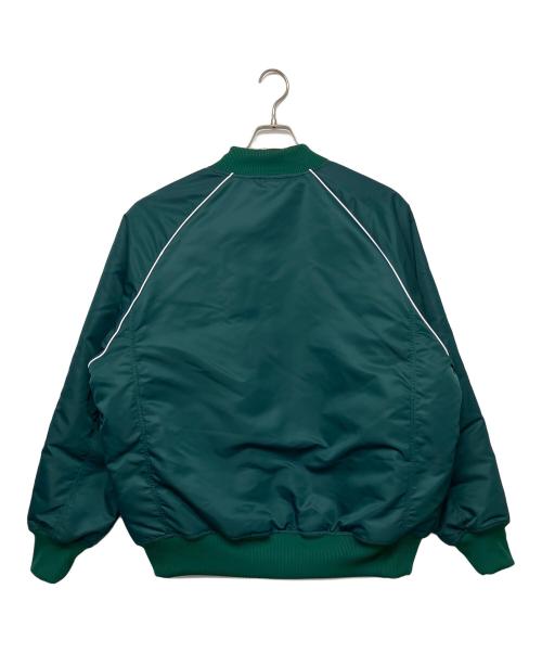 adidas（アディダス）adidas (アディダス) HZ0693　プレミアムカレッジジャケット グリーン サイズ:2XL 未使用品の古着・服飾アイテム