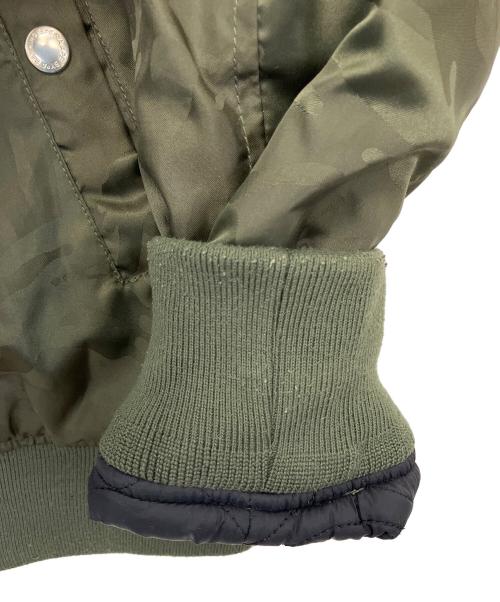 Aape BY A BATHING APE（エーエイプ バイ アベイシングエイプ）Aape BY A BATHING APE (エーエイプ バイ アベイシングエイプ) AAPJKM7313XXD　MA-1ジャケット グリーン サイズ:185の古着・服飾アイテム