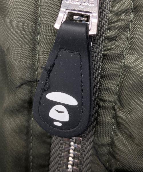 Aape BY A BATHING APE（エーエイプ バイ アベイシングエイプ）Aape BY A BATHING APE (エーエイプ バイ アベイシングエイプ) AAPJKM7313XXD　MA-1ジャケット グリーン サイズ:185の古着・服飾アイテム
