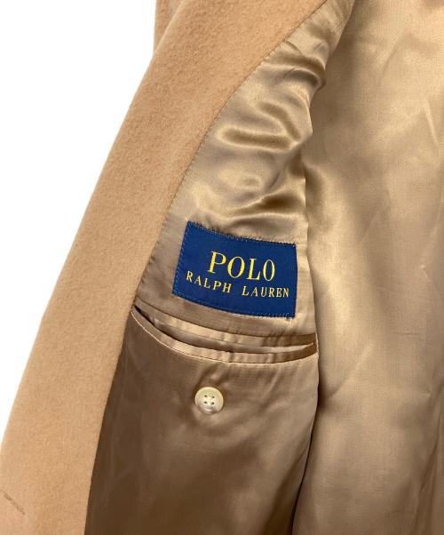 POLO RALPH LAUREN（ポロ・ラルフローレン）POLO RALPH LAUREN (ポロ・ラルフローレン) ロングコート アイボリー サイズ:38R 170/92の古着・服飾アイテム