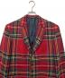 POLO RALPH LAUREN (ポロ・ラルフローレン) チェックテーラードジャケット レッド サイズ:42R 180/104：18000円