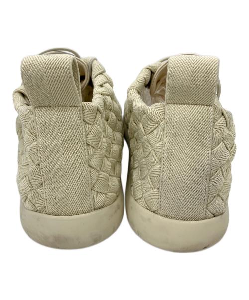 BOTTEGA VENETA（ボッテガベネタ）BOTTEGA VENETA (ボッテガベネタ) イントレチャートプラットスニーカー アイボリー サイズ:25cmの古着・服飾アイテム