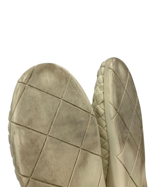 BOTTEGA VENETA（ボッテガベネタ）BOTTEGA VENETA (ボッテガベネタ) イントレチャートプラットスニーカー アイボリー サイズ:25cmの古着・服飾アイテム