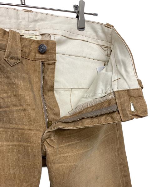 RRL（ダブルアールエル）RRL (ダブルアールエル) ヴィンテージ加工パンツ アイボリー サイズ:76cm (W30)の古着・服飾アイテム
