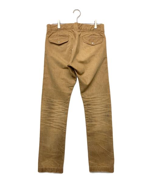 RRL（ダブルアールエル）RRL (ダブルアールエル) ヴィンテージ加工パンツ アイボリー サイズ:76cm (W30)の古着・服飾アイテム