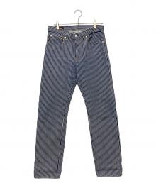 KOJIMA GENES（コジマジーンズ）の古着「21oz　パンツ」｜ネイビー×ホワイト