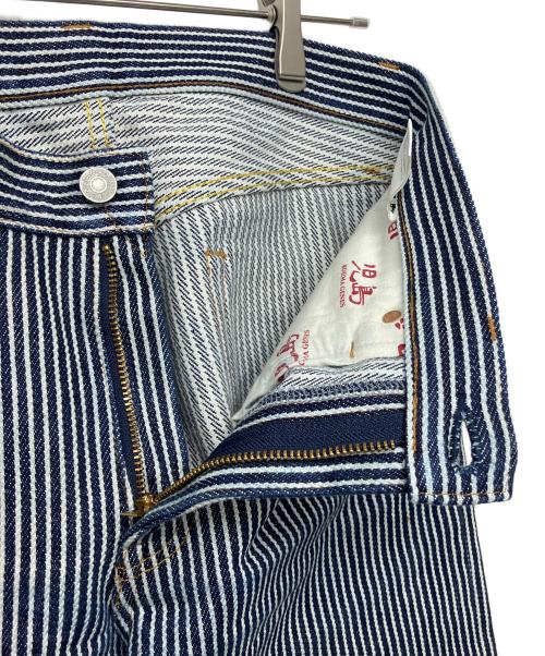 KOJIMA GENES（コジマジーンズ）KOJIMA GENES (コジマジーンズ) 21oz　パンツ ネイビー×ホワイト サイズ:83.5cm (W33)の古着・服飾アイテム