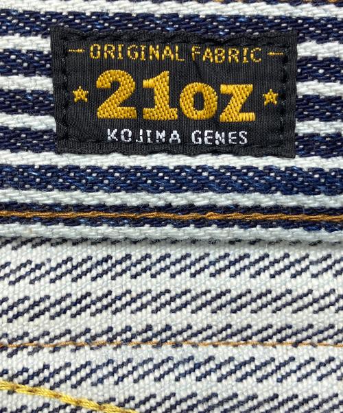 KOJIMA GENES（コジマジーンズ）KOJIMA GENES (コジマジーンズ) 21oz　パンツ ネイビー×ホワイト サイズ:83.5cm (W33)の古着・服飾アイテム